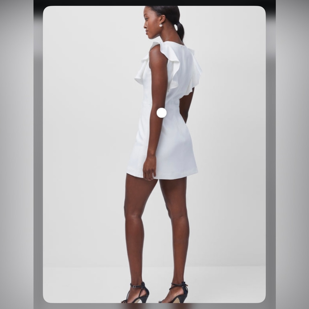 Whisper ruffle dress